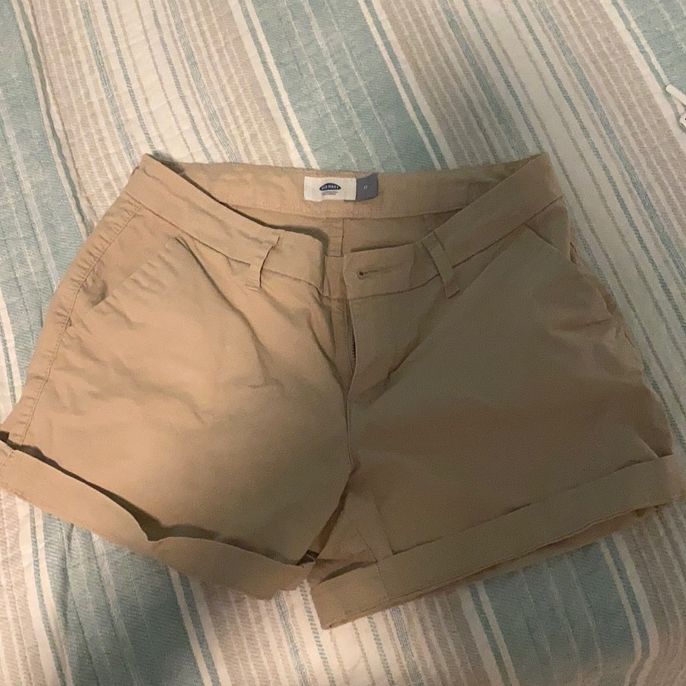 Beige Shorts